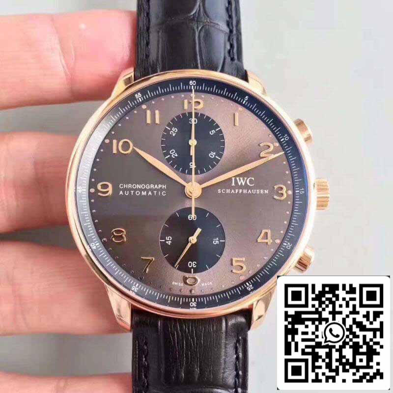 IWC Cronógrafo Português IW371482 ZF Factory 1:1 Melhor Edição Suíço ETA79350