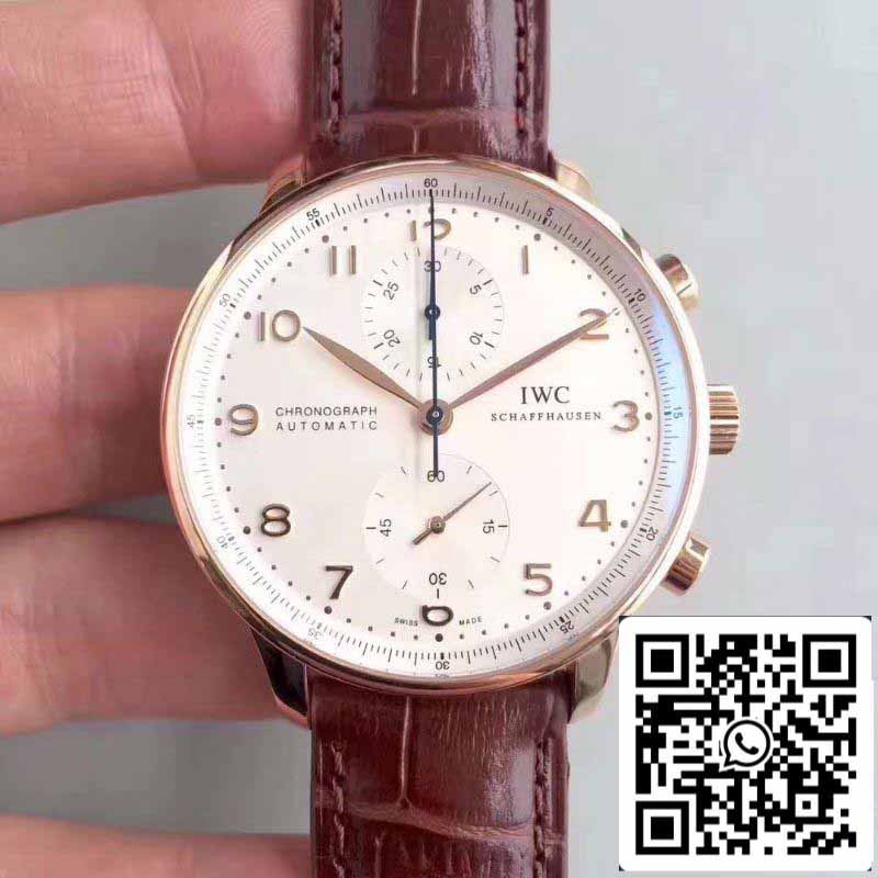 كرونوغراف IWC البرتغالي IW371445 ZF Factory 1:1 Best Edition سويسرية ETA7750