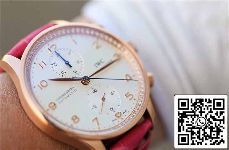 IWC Portuguese ZF Factory 1:1 Melhor Edição Correia de Couro de Vaca