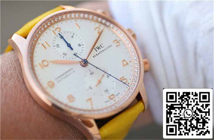 IWC Portuguese ZF Factory 1:1 Best Edition Pulseira Amarela