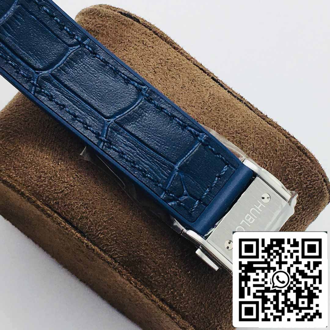 ساعة هوبلو كلاسيك فيوجن 38 مم 1:1 بيست إيديشن HB Factory Diamond Blue