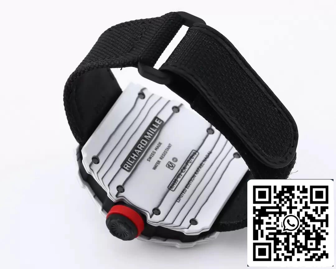 Richard Mille RM35-01 1:1 Melhor Edição BBR Factory Pulseira Preta