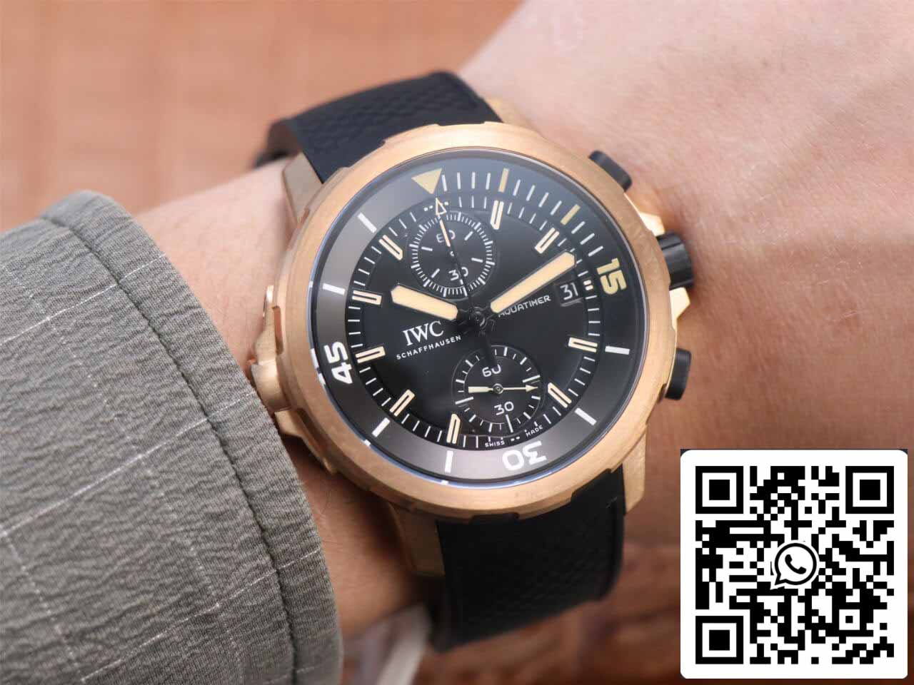 IWC Aquatimer Darwin Adventure Tour Edição Especial IW379503 1:1 Melhor Edição V6 Fábrica Bronze Liga