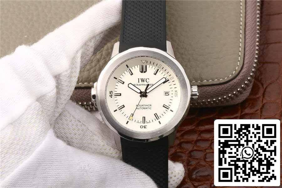 IWC Aquatimer IW329003 1:1 Melhor Edição V6 Fábrica Prata Mostrador Branco