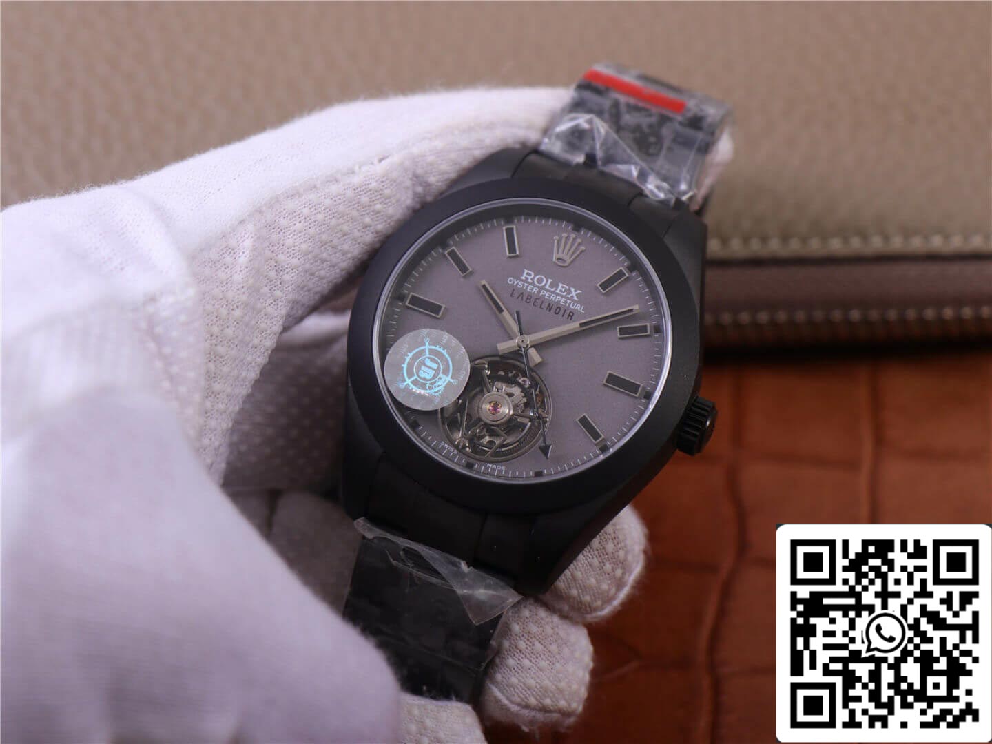 Rolex Milgauss 116400 Tourbillon 1:1 Melhor Edição JB Factory Caixa PVD Preta Suíço ETA3131