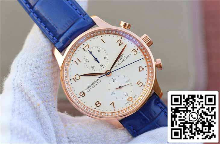 IWC Portuguese ZF Factory 1:1 Best Edition Pulseira Azul