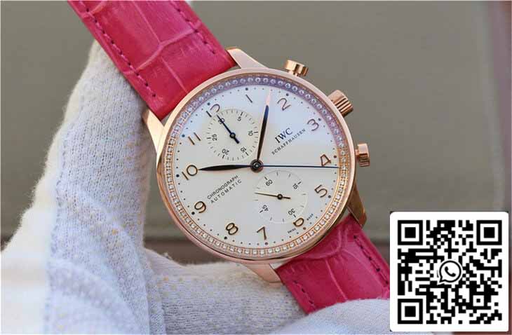 IWC Portuguese ZF Factory 1:1 Melhor Edição Correia de Couro de Vaca