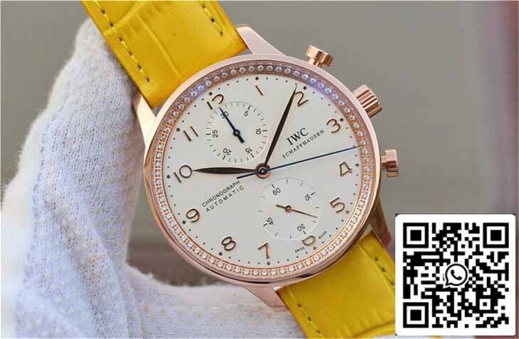 IWC Portuguese ZF Factory 1:1 Best Edition Pulseira Amarela