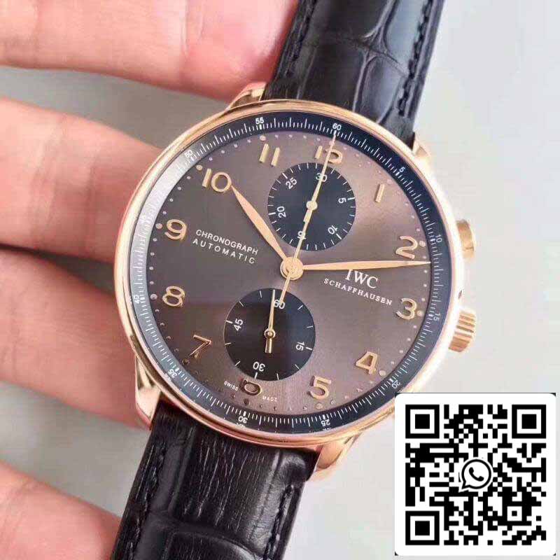 IWC Cronógrafo Português IW371482 ZF Factory 1:1 Melhor Edição Suíço ETA79350