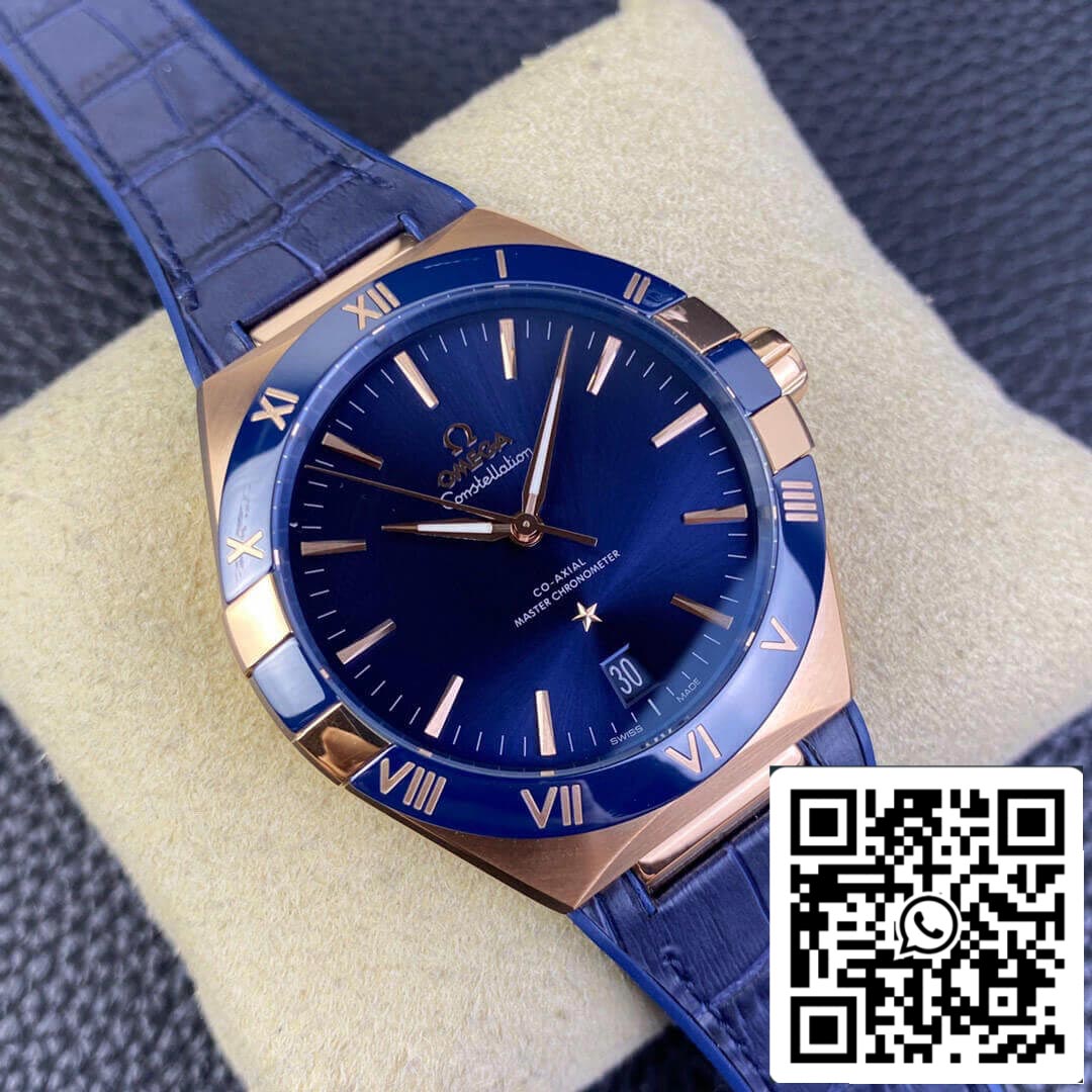 SBF Omega Constellation 131.63.41.21.03.001 1:1 Melhor Edição VS Moldura Cerâmica de Fábrica