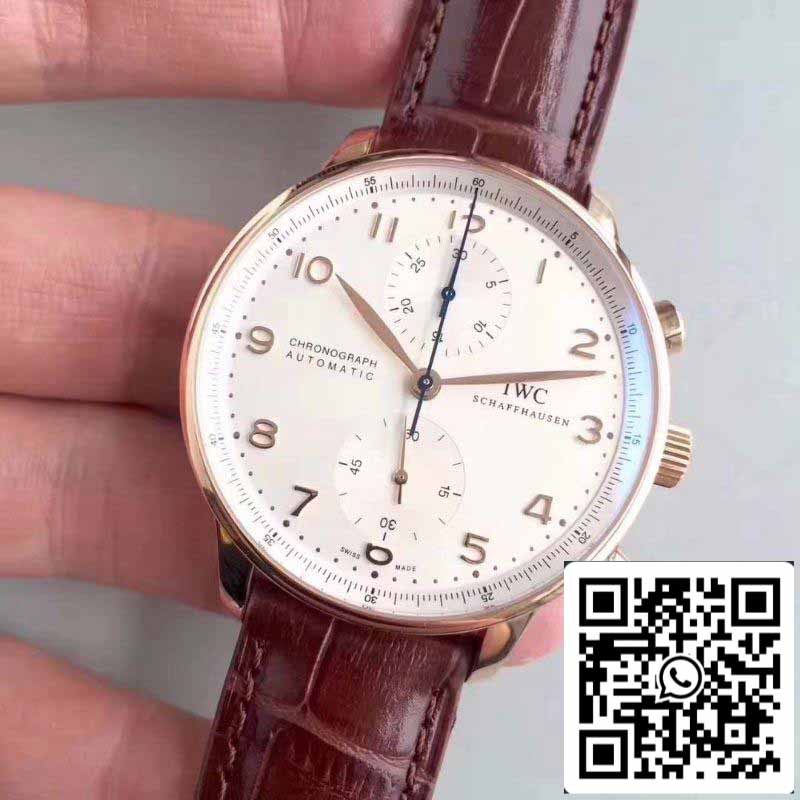 كرونوغراف IWC البرتغالي IW371445 ZF Factory 1:1 Best Edition سويسرية ETA7750