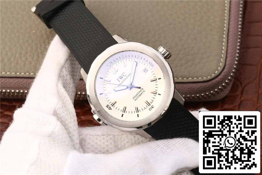 IWC Aquatimer IW329003 1:1 Melhor Edição V6 Fábrica Prata Mostrador Branco