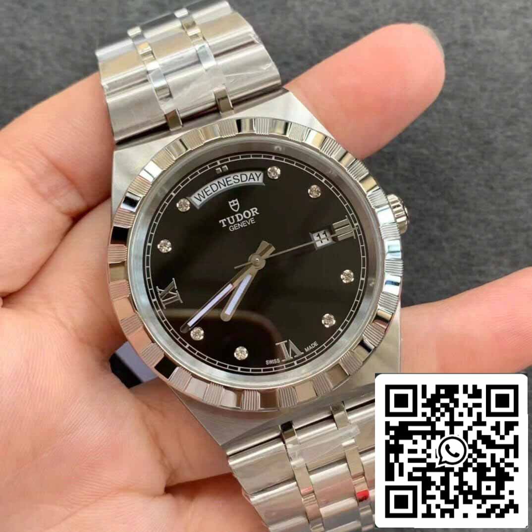 نسخة طبق الأصل من ساعة تيودور رويال M28600-0004 داي ديت V7 بعلبة من الفولاذ المقاوم للصدأ