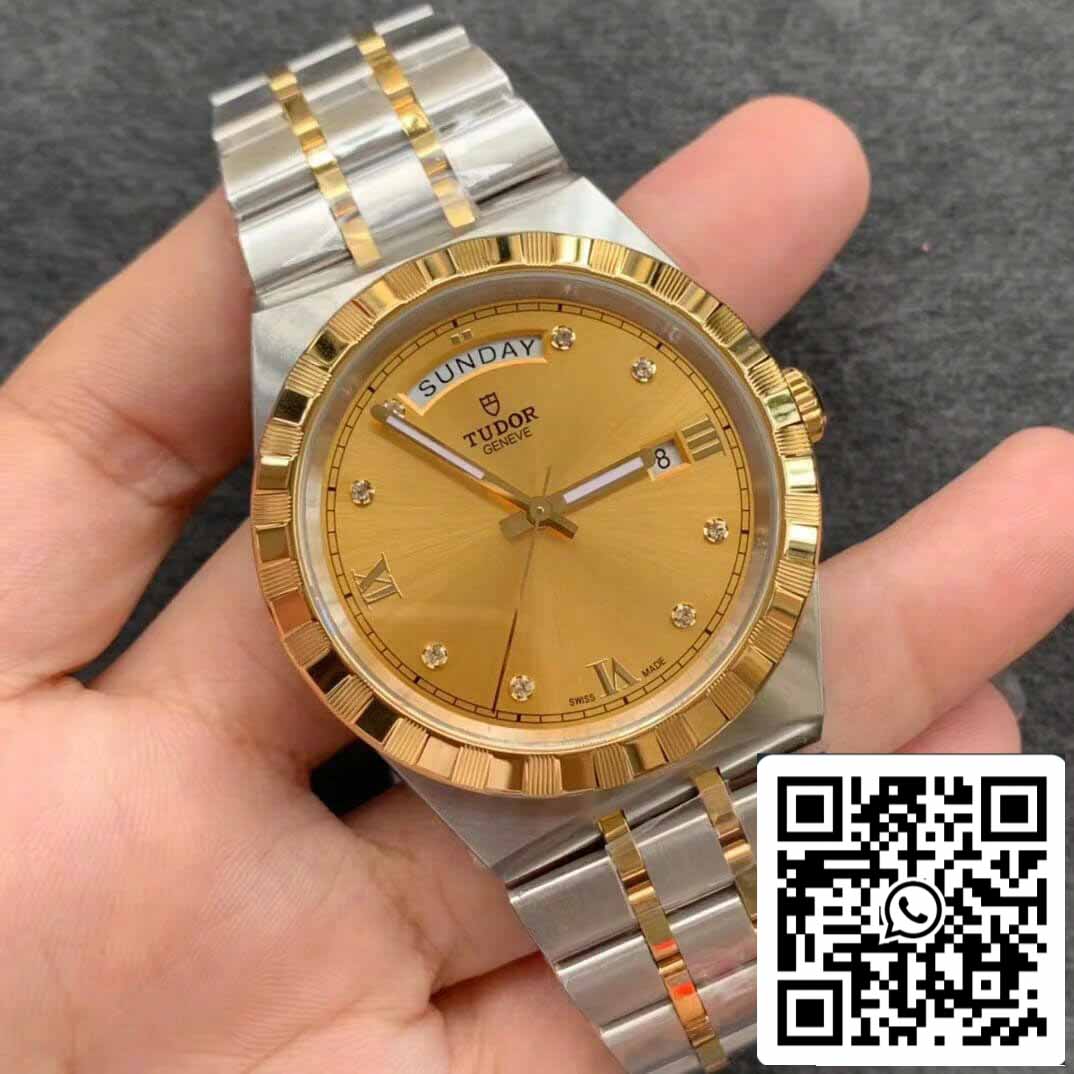 Replica Tudor Royal M28603-0006 Best 1:1 Edition V7 Factory Champagne Dial