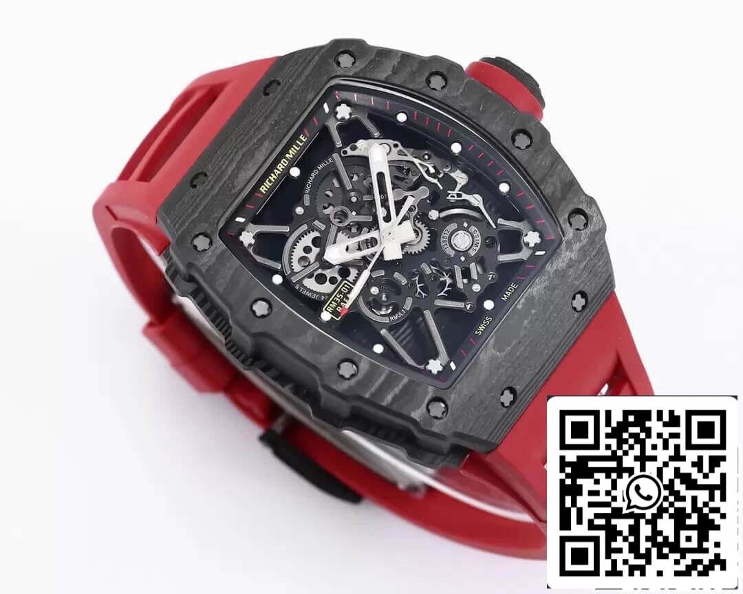 Richard Mille RM35-01 1:1 Melhor Edição BBR Fábrica Pulseira de Borracha