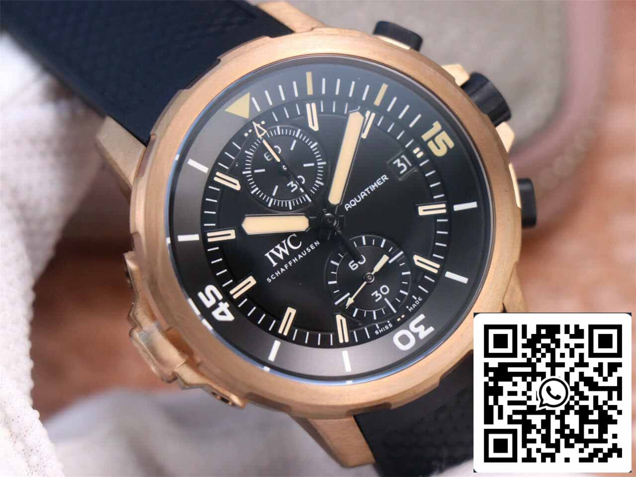 IWC Aquatimer Darwin Adventure Tour Edição Especial IW379503 1:1 Melhor Edição V6 Fábrica Bronze Liga