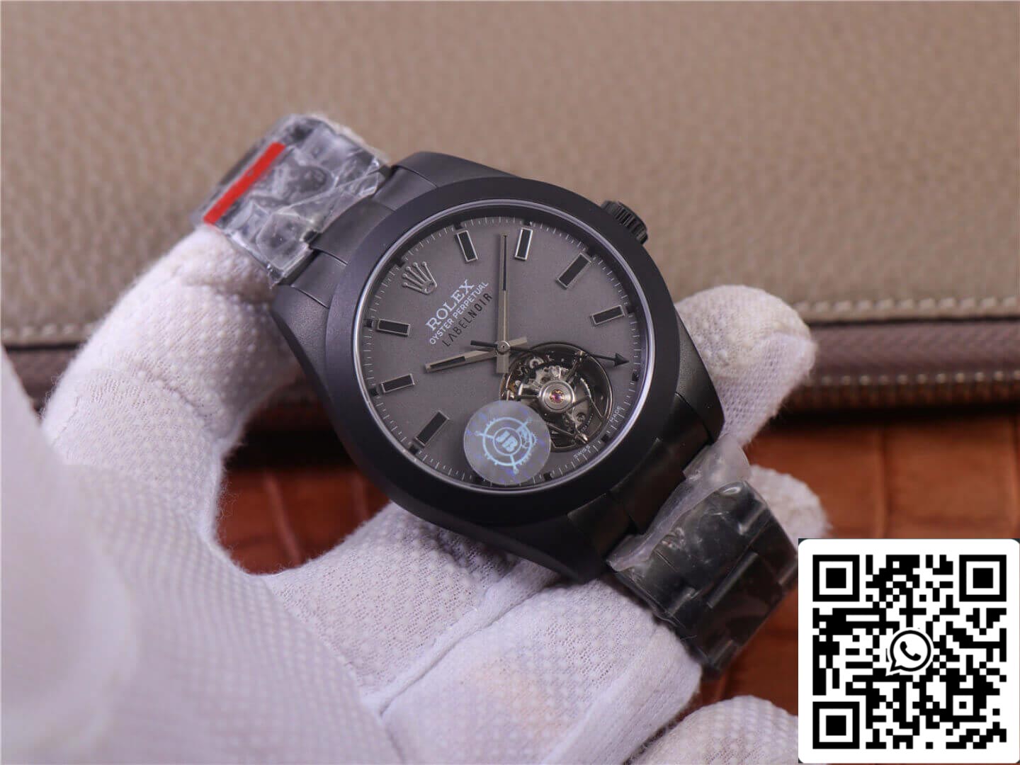 Rolex Milgauss 116400 Tourbillon 1:1 Melhor Edição JB Factory Caixa PVD Preta Suíço ETA3131