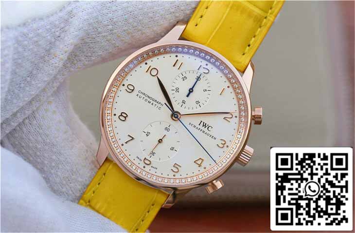IWC Portuguese ZF Factory 1:1 Best Edition Pulseira Amarela