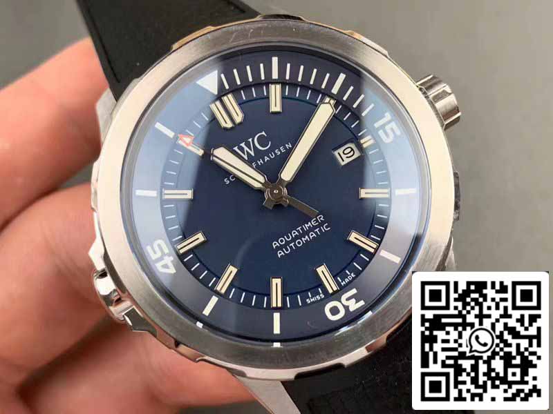 IWC Aquatimer IW329005 1:1 Melhor Edição V6 Mostrador Azul de Fábrica Suíço ETA9015