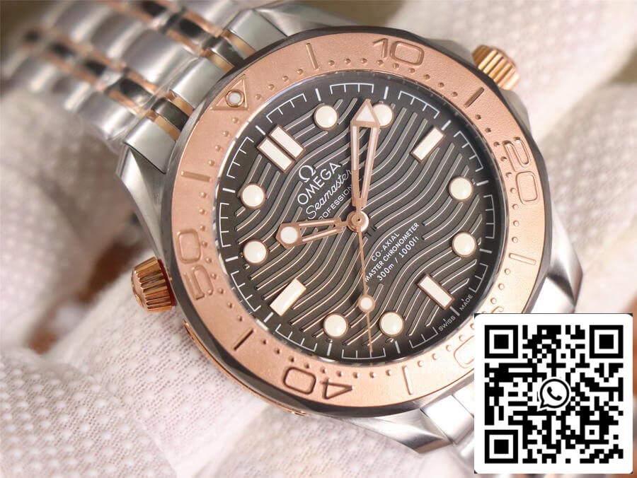 أوميغا سيماستر دايفر 300M 210.60.42.20.99.001 1:1 أفضل إصدار OM Factory Titanium Metal