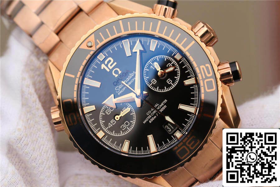 أوميغا سيماستر أوشن يونيفرس تايمنج 232.63.46 1:1 أفضل إصدار OM Factory Rose Gold
