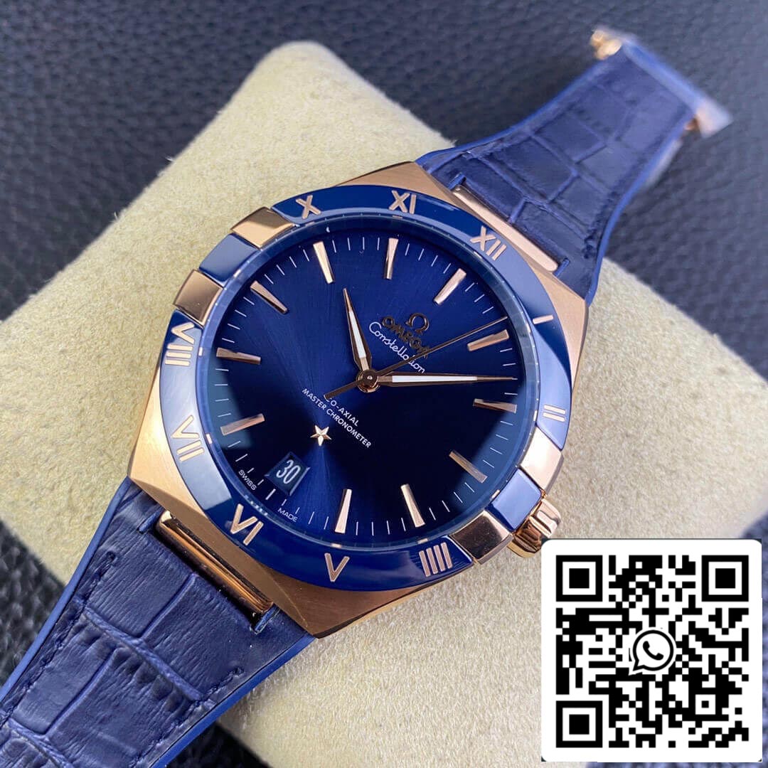 SBF Omega Constellation 131.63.41.21.03.001 1:1 Melhor Edição VS Moldura Cerâmica de Fábrica