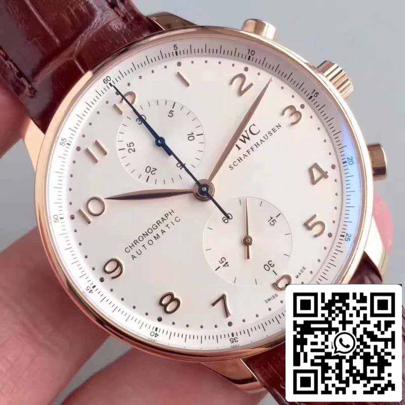 كرونوغراف IWC البرتغالي IW371445 ZF Factory 1:1 Best Edition سويسرية ETA7750