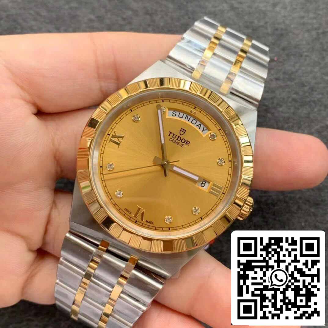 Replica Tudor Royal M28603-0006 Best 1:1 Edition V7 Factory Champagne Dial