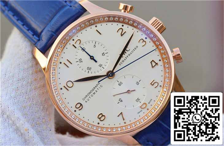 IWC Portuguese ZF Factory 1:1 Best Edition Pulseira Azul