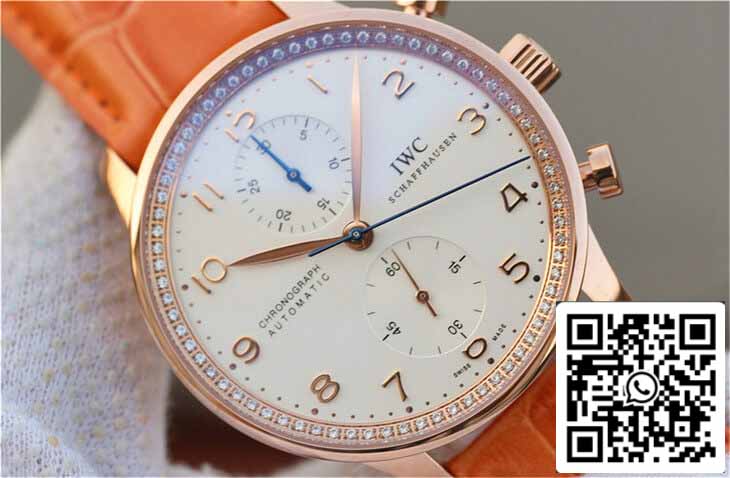 IWC Portuguese ZF Factory 1:1 Best Edition Pulseira Laranja