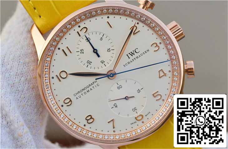 IWC Portuguese ZF Factory 1:1 Best Edition Pulseira Amarela