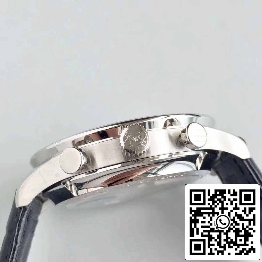 IWC Portuguese YL Factory 1:1 Best Edition Swiss ETA69355 Mostrador Verde Com Marcadores Prateados
