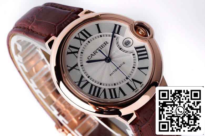 Réplica Ballon Bleu De Cartier 42MM WGBB0030 AF Factory Caixa em ouro rosa