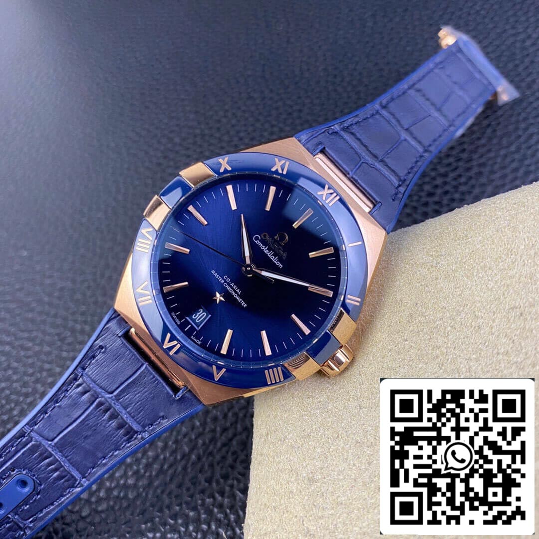 SBF Omega Constellation 131.63.41.21.03.001 1:1 Melhor Edição VS Moldura Cerâmica de Fábrica