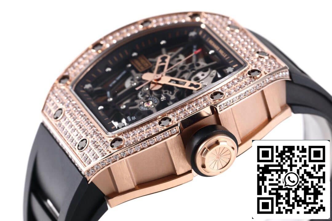 Richard Mille RM035 Americas 1:1 Melhor Edição KV Factory Diamond Case
