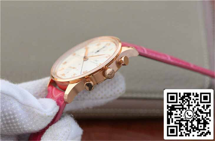 IWC Portuguese ZF Factory 1:1 Melhor Edição Correia de Couro de Vaca