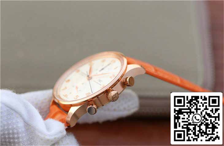IWC Portuguese ZF Factory 1:1 Best Edition Pulseira Laranja
