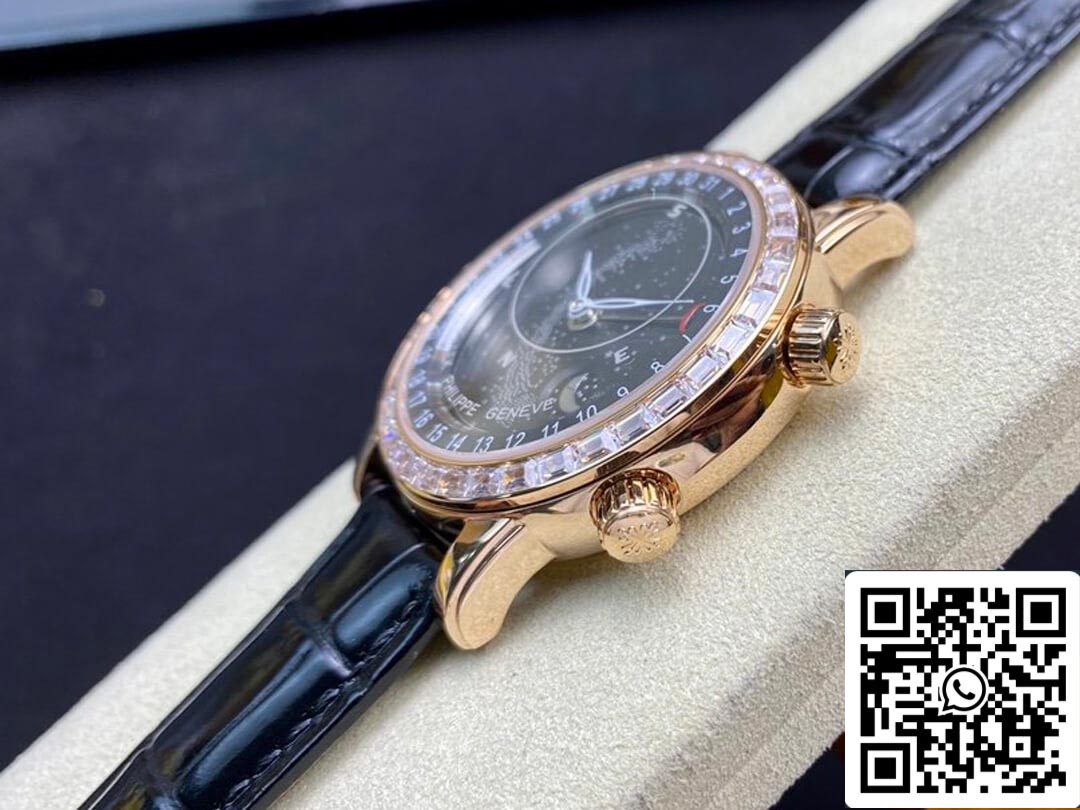 باتيك فيليب جراند كومبليكايشنز 6104R-001 1:1 أفضل إصدار AI Factory Sky Moon Black ميناء