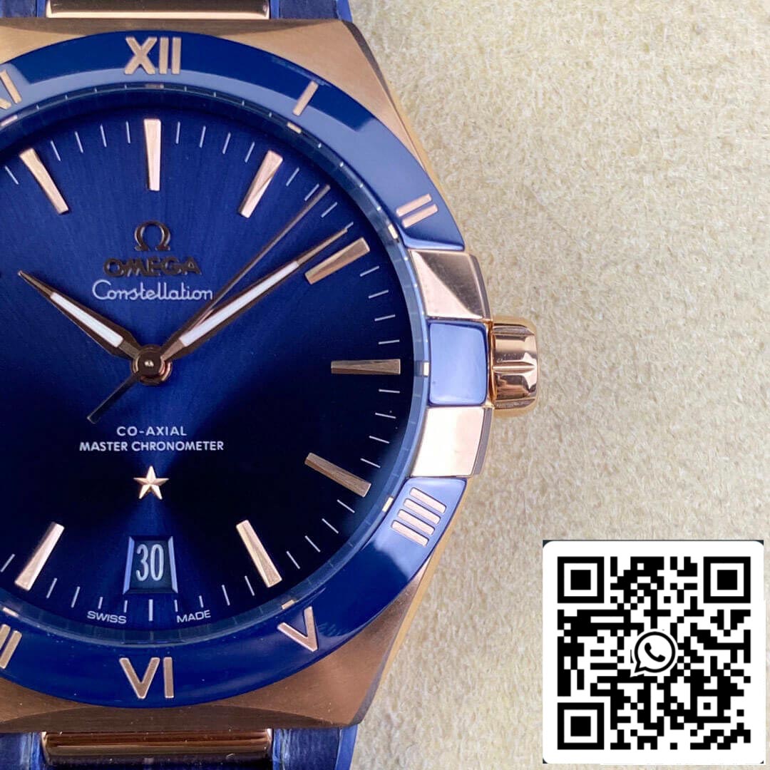 SBF Omega Constellation 131.63.41.21.03.001 1:1 Melhor Edição VS Moldura Cerâmica de Fábrica