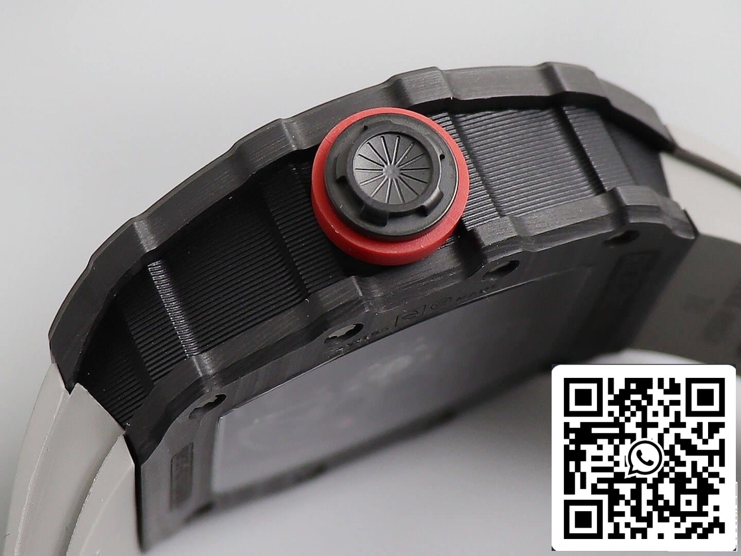 Richard Mille RM035 1:1 Best Edition KV Factory V3 Caixa de fibra de carbono preta