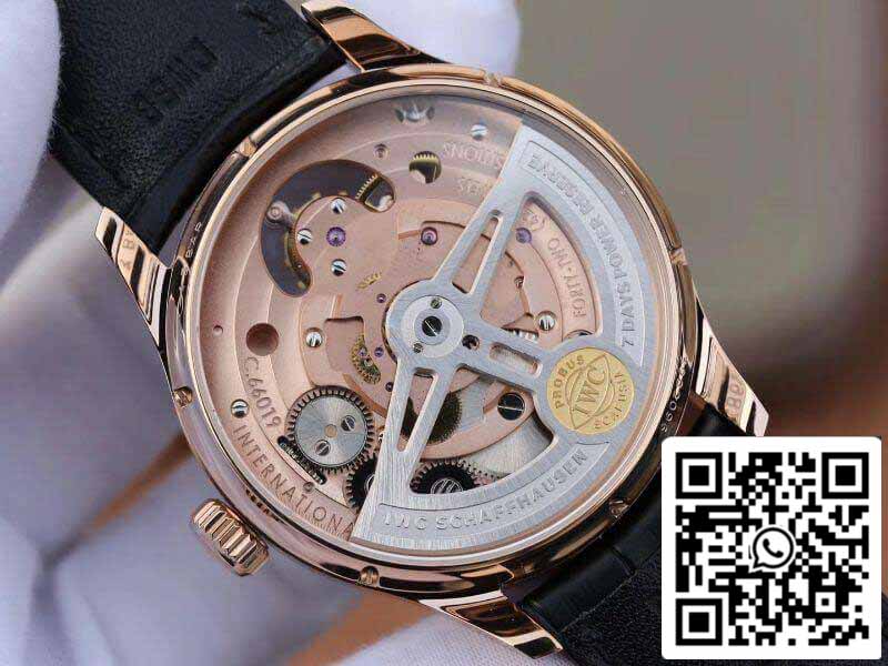 IWC Português IW504210 Tourbillon 18K Rosegold 1:1 Best Edition Movimento suíço automático complicado tourbillon