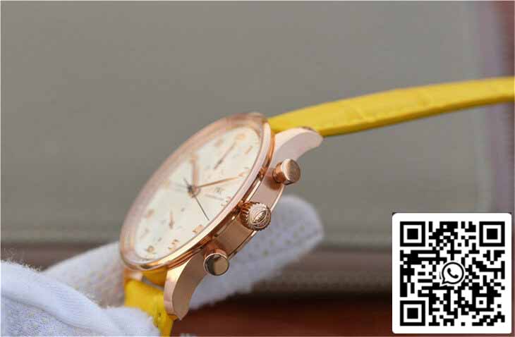 IWC Portuguese ZF Factory 1:1 Best Edition Pulseira Amarela