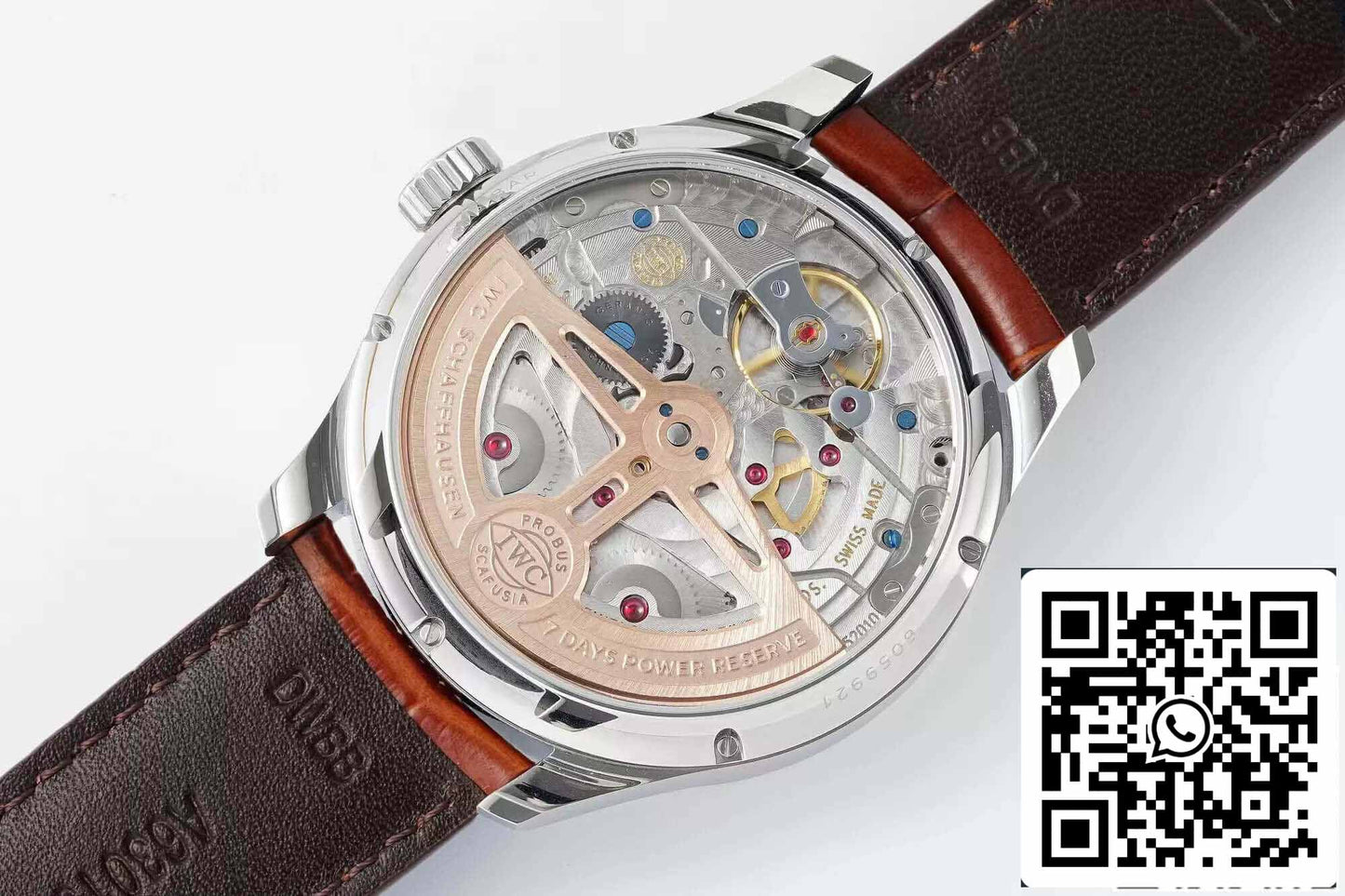 IWC Calendário Perpétuo Português IW503307 1:1 Melhor Edição APS Mostrador Branco de Fábrica