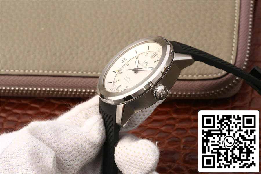 IWC Aquatimer IW329003 1:1 Melhor Edição V6 Fábrica Prata Mostrador Branco