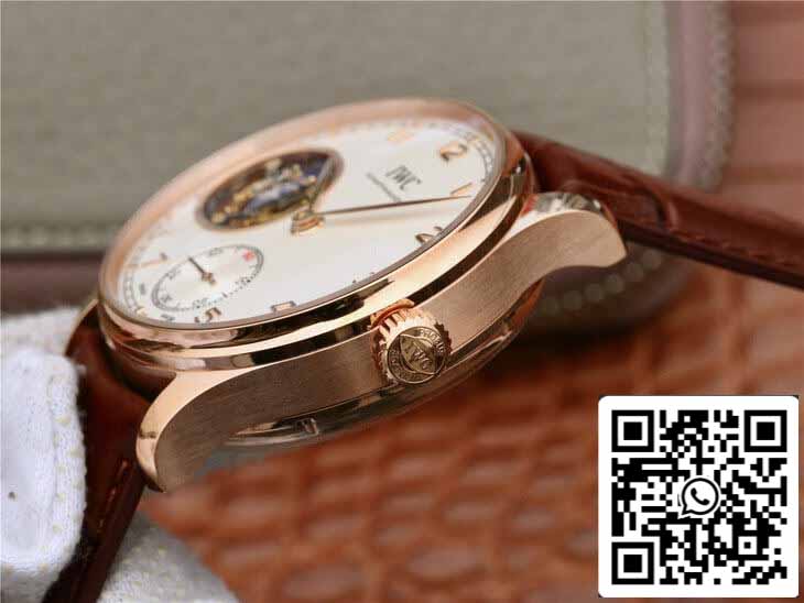 IWC Portuguese Tourbillon IW546302 1:1 Melhor Edição ZF Factory Mostrador Prata