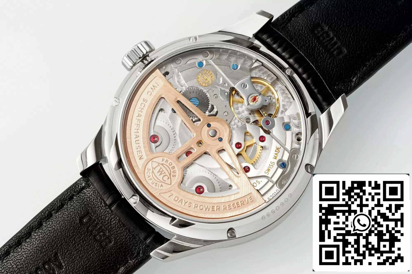 IWC Calendário Perpétuo Português IW503301 1:1 Melhor Edição APS Mostrador Cinza de Fábrica