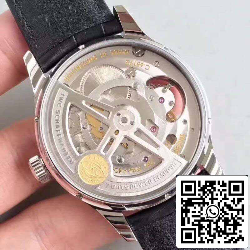 IWC Portuguese Tourbillon IW546301 YL Factory 1:1 Melhor Edição Swiss Tourbillon Mostrador Antracite
