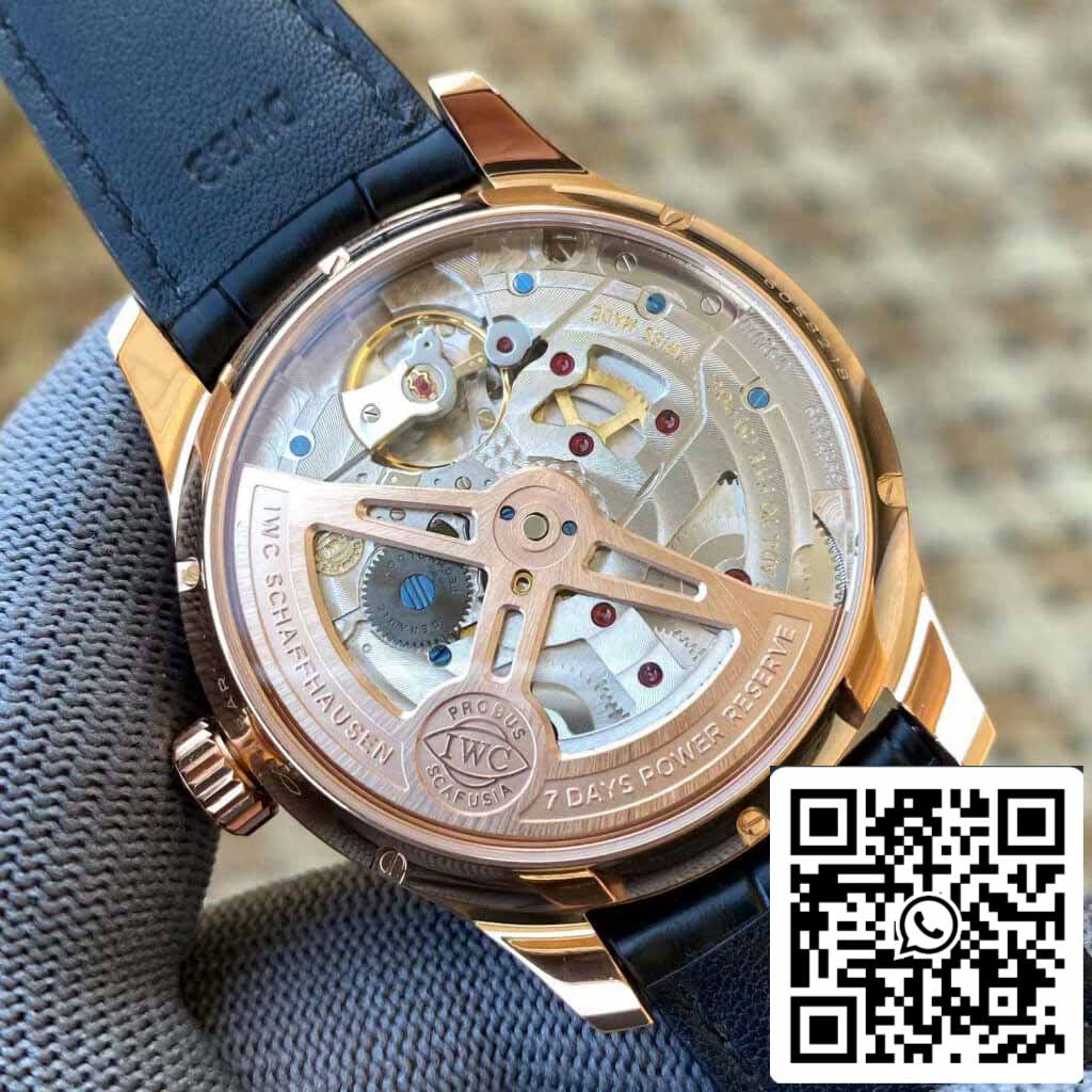 IWC Calendário Perpétuo Português IW503405 1:1 Melhor Edição APS Mostrador Branco de Fábrica