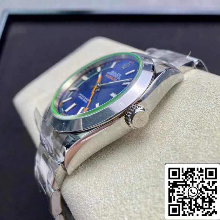Rolex Milgauss 116400GV AR Factory 1:1 Melhor Edição Suíço ETA3131