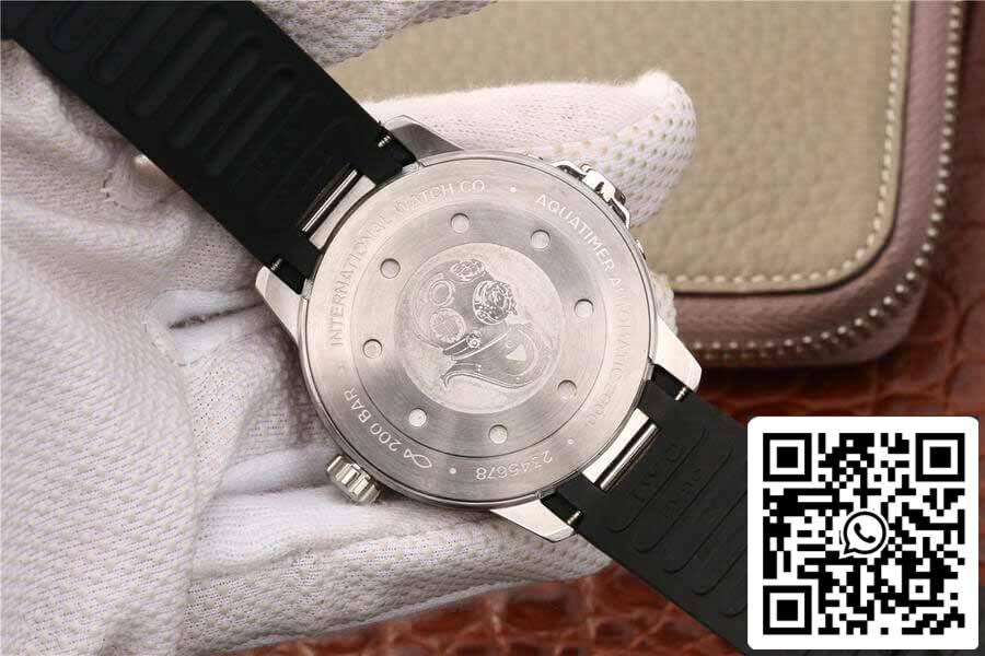 IWC Aquatimer IW329003 1:1 Melhor Edição V6 Fábrica Prata Mostrador Branco